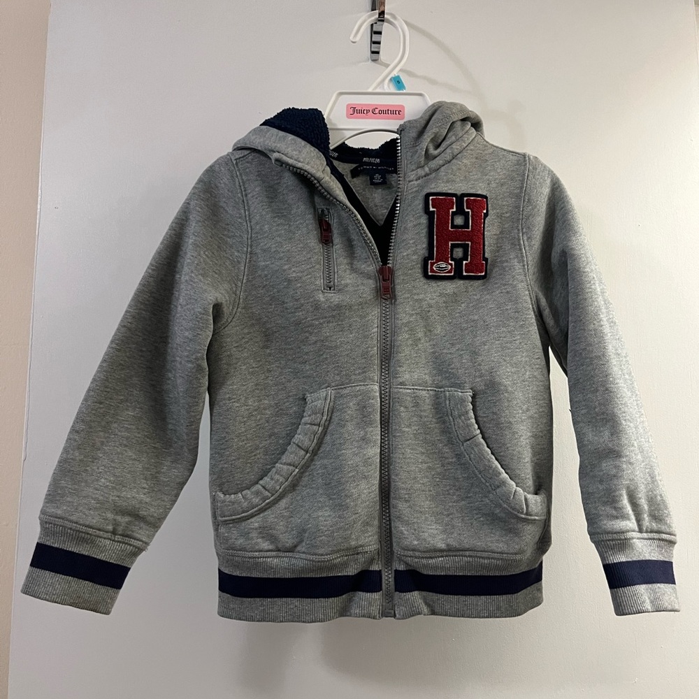 Tommy Hilfiger Little Boys Long Sleeve Sherpa Hoodie size XS (4-5)